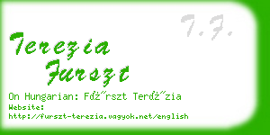 terezia furszt business card